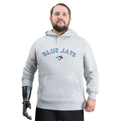 Gray Toronto Blue Jays G-III Sports by Carl Banks Adaptive Lockup Fleece Hoodie