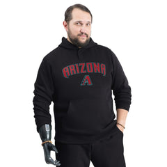 Black Arizona Diamondbacks G-III Sports by Carl Banks Adaptive Lockup Fleece Hoodie