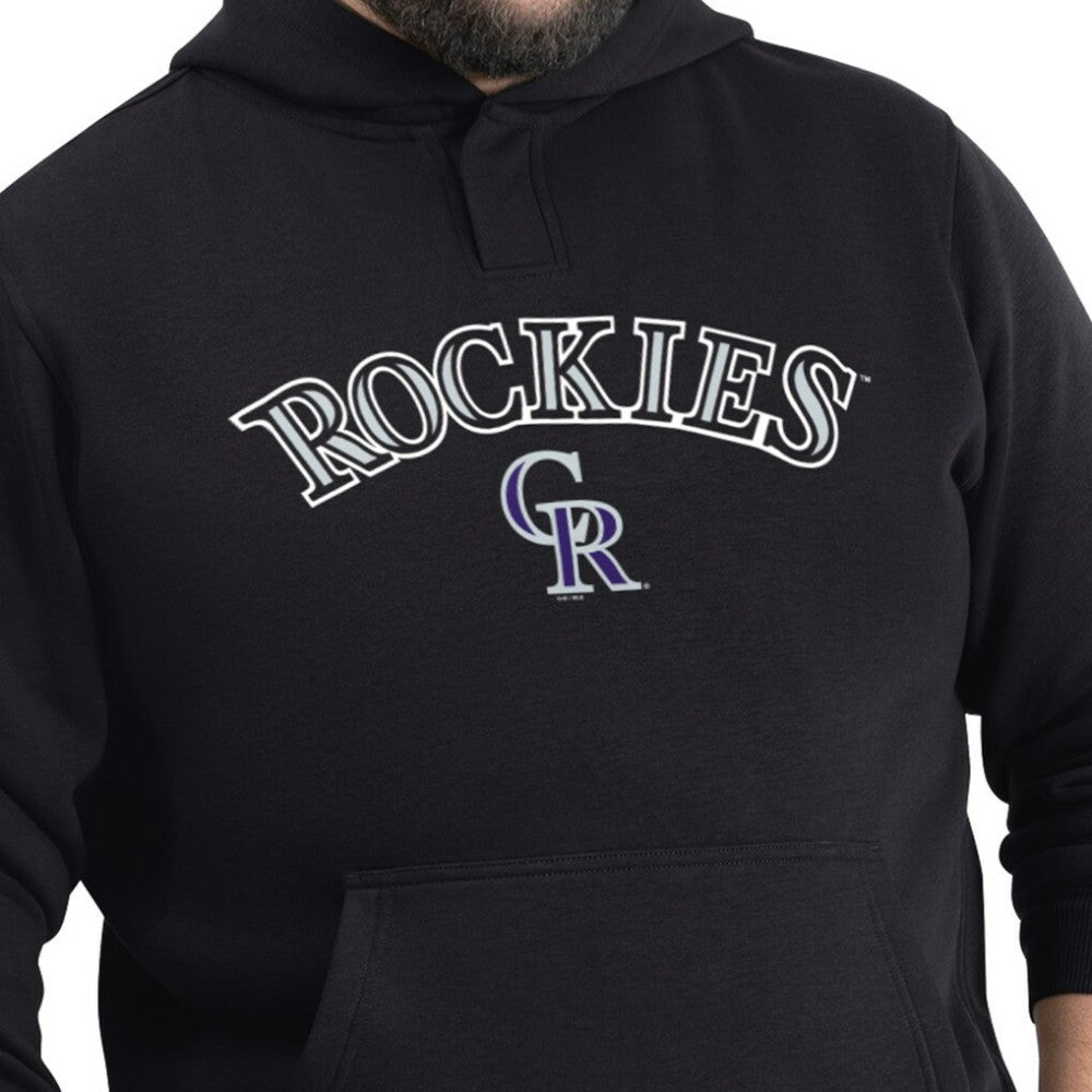Black Colorado Rockies G-III Sports by Carl Banks Adaptive Lockup Fleece Hoodie