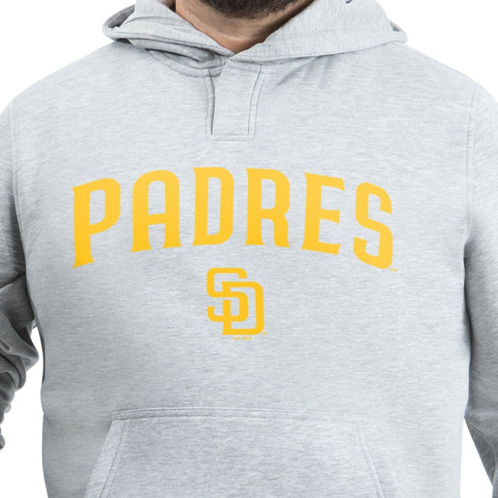 Gray San Diego Padres G-III Sports by Carl Banks Adaptive Lockup Fleece Hoodie