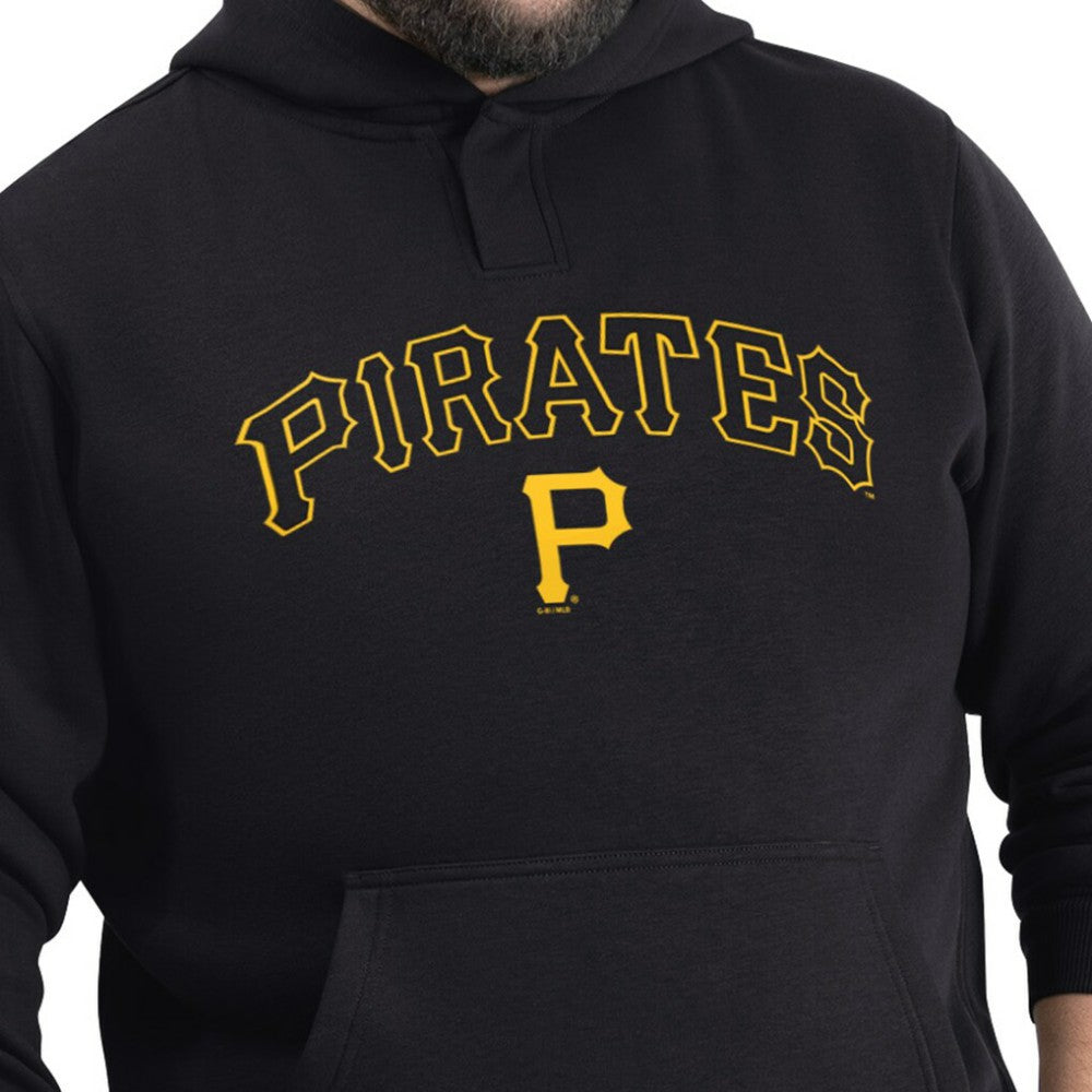 Black Pittsburgh Pirates G-III Sports by Carl Banks Adaptive Lockup Fleece Hoodie