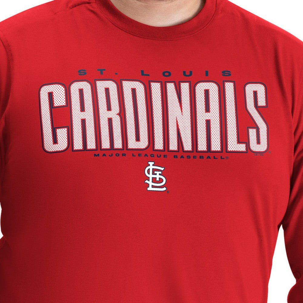 Red St. Louis Cardinals G-III Sports by Carl Banks Adaptive Long Sleeve T-Shirt