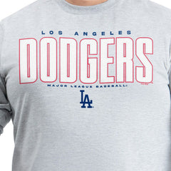 Gray Los Angeles Dodgers G-III Sports by Carl Banks Adaptive Long Sleeve T-Shirt