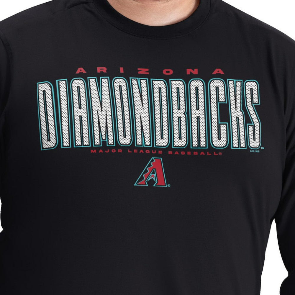 Black Arizona Diamondbacks G-III Sports by Carl Banks Adaptive Long Sleeve T-Shirt