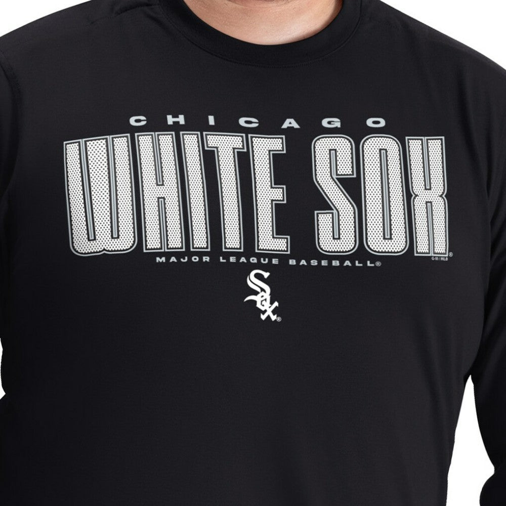 Black Chicago White Sox G-III Sports by Carl Banks Adaptive Long Sleeve T-Shirt