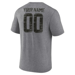 Heritage Custom Name & Number Tri-Blend T-Shirt - Cincinnati Bengals T-shirts