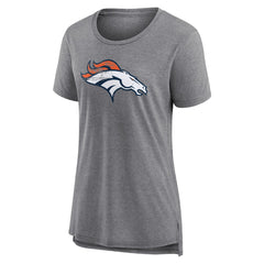 Women's Heritage Custom Name & Number Tri-Blend T-Shirt - Denver Broncos T-shirts