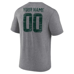 Heritage Custom Name & Number Tri-Blend T-Shirt - Green Bay Packers T-shirts