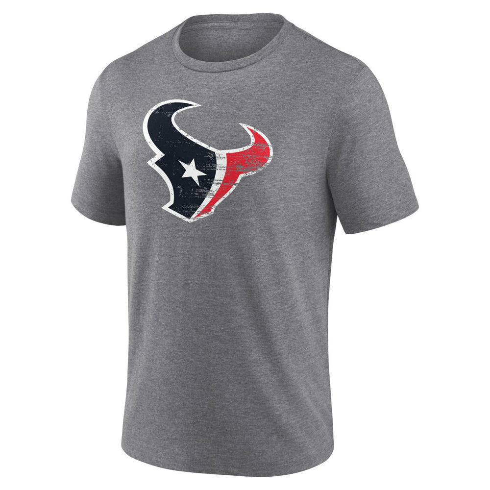 Heritage Custom Name & Number Tri-Blend T-Shirt - Houston Texans T-shirts