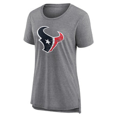 Women's Heritage Custom Name & Number Tri-Blend T-Shirt - Houston Texans T-shirts