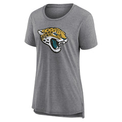 Women's Heritage Custom Name & Number Tri-Blend T-Shirt - Jacksonville Jaguars T-shirts