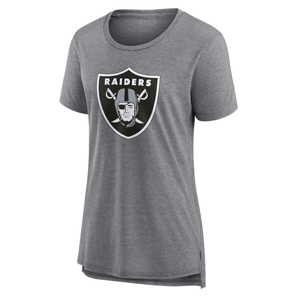 Women's Heritage Custom Name & Number Tri-Blend T-Shirt - Las Vegas Raiders T-shirts