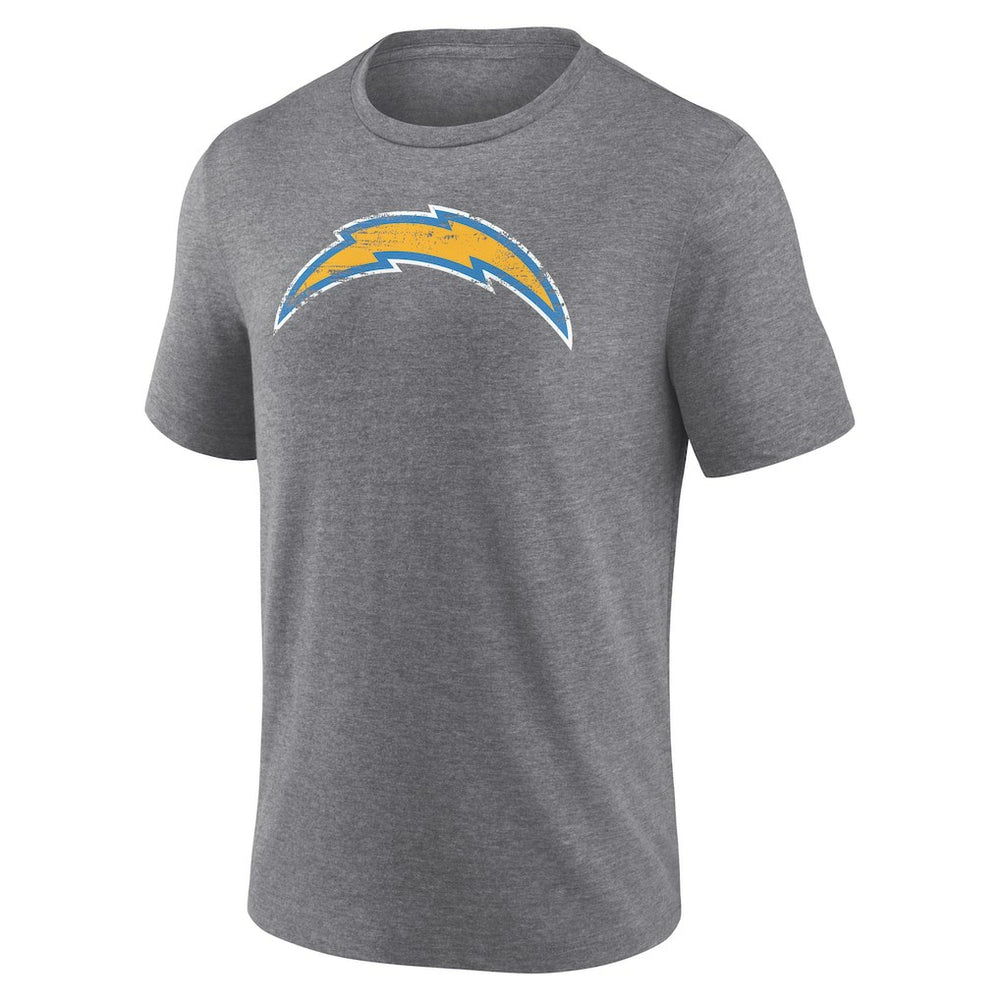 Heritage Custom Name & Number Tri-Blend T-Shirt - Los Angeles Chargers T-shirts