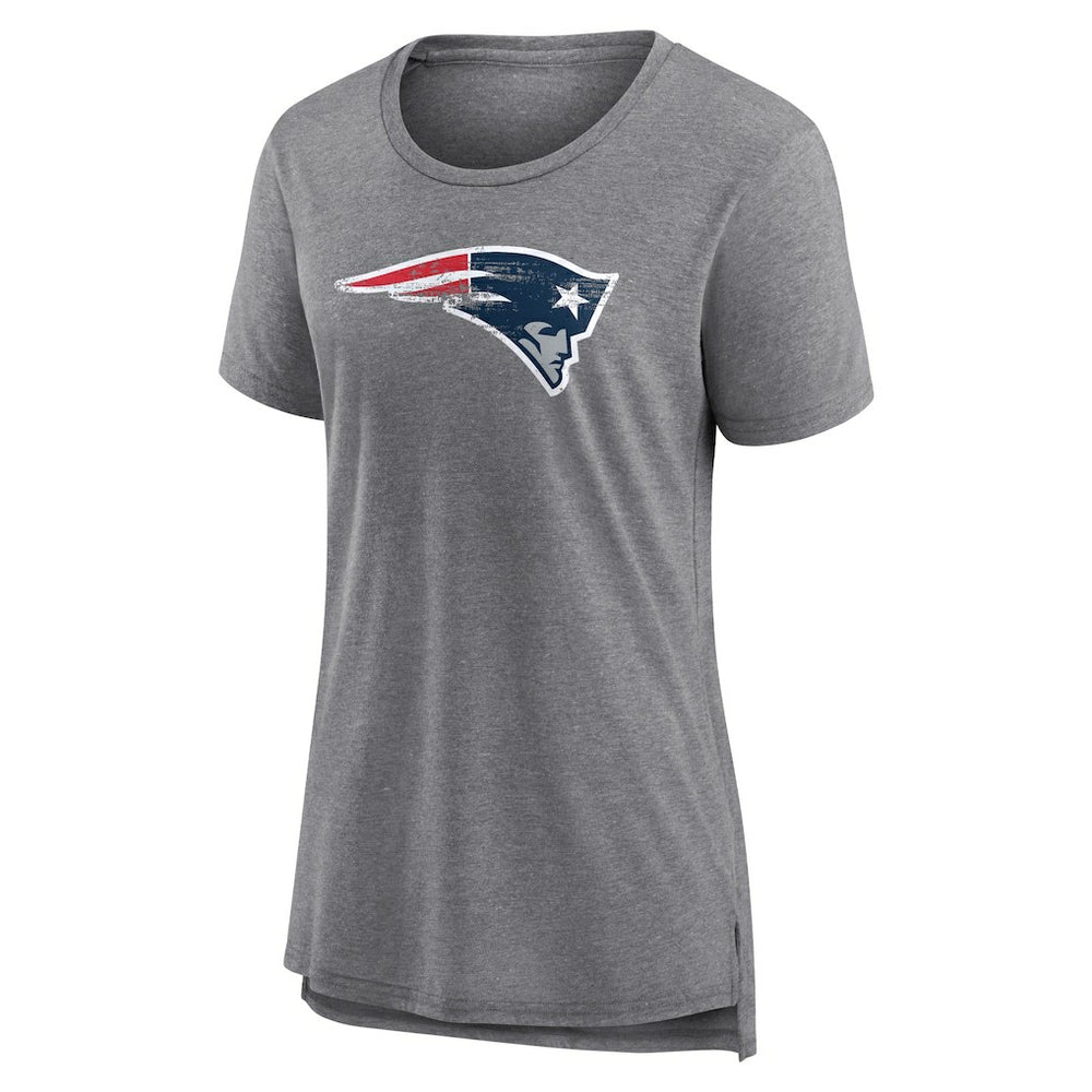Women's Heritage Custom Name & Number Tri-Blend T-Shirt - New England Patriots T-shirts