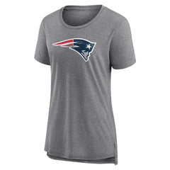Women's Heritage Custom Name & Number Tri-Blend T-Shirt - New England Patriots T-shirts