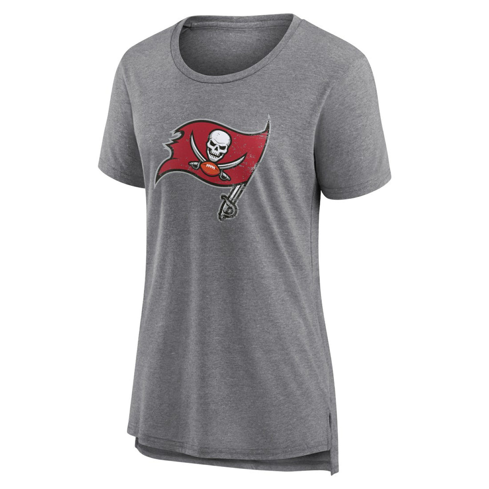 Women's Heritage Custom Name & Number Tri-Blend T-Shirt - Tampa Bay Buccaneers T-shirts