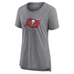 Women's Heritage Custom Name & Number Tri-Blend T-Shirt - Tampa Bay Buccaneers T-shirts
