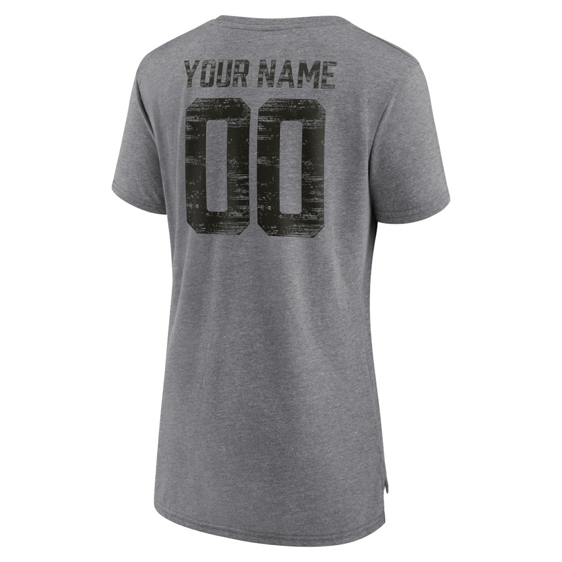 Women's Heritage Custom Name & Number Tri-Blend T-Shirt - Tampa Bay Buccaneers T-shirts