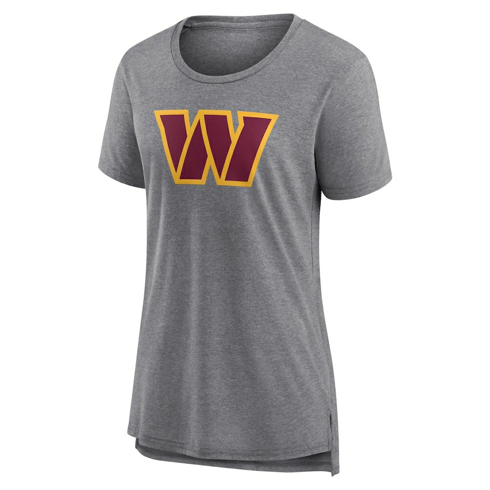 Women's Heritage Custom Name & Number Tri-Blend T-Shirt - Washington Commanders T-shirts