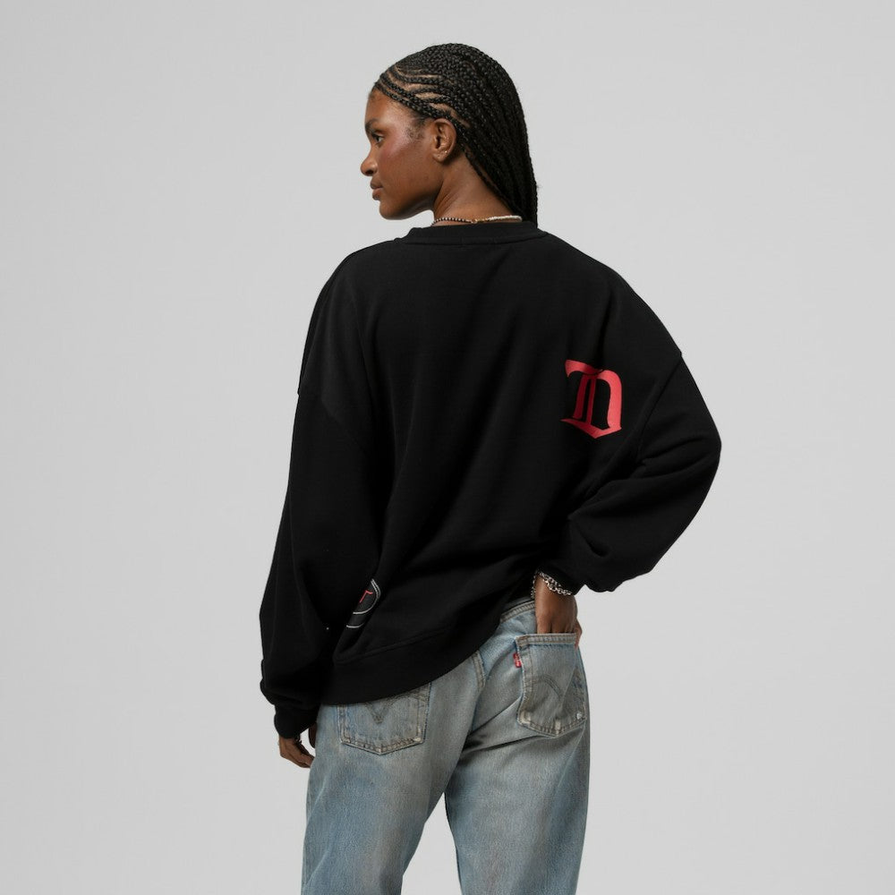 NHL Detroit Red Wings Mitchell & Ness Women's Vintage Crewneck Sweatshirt