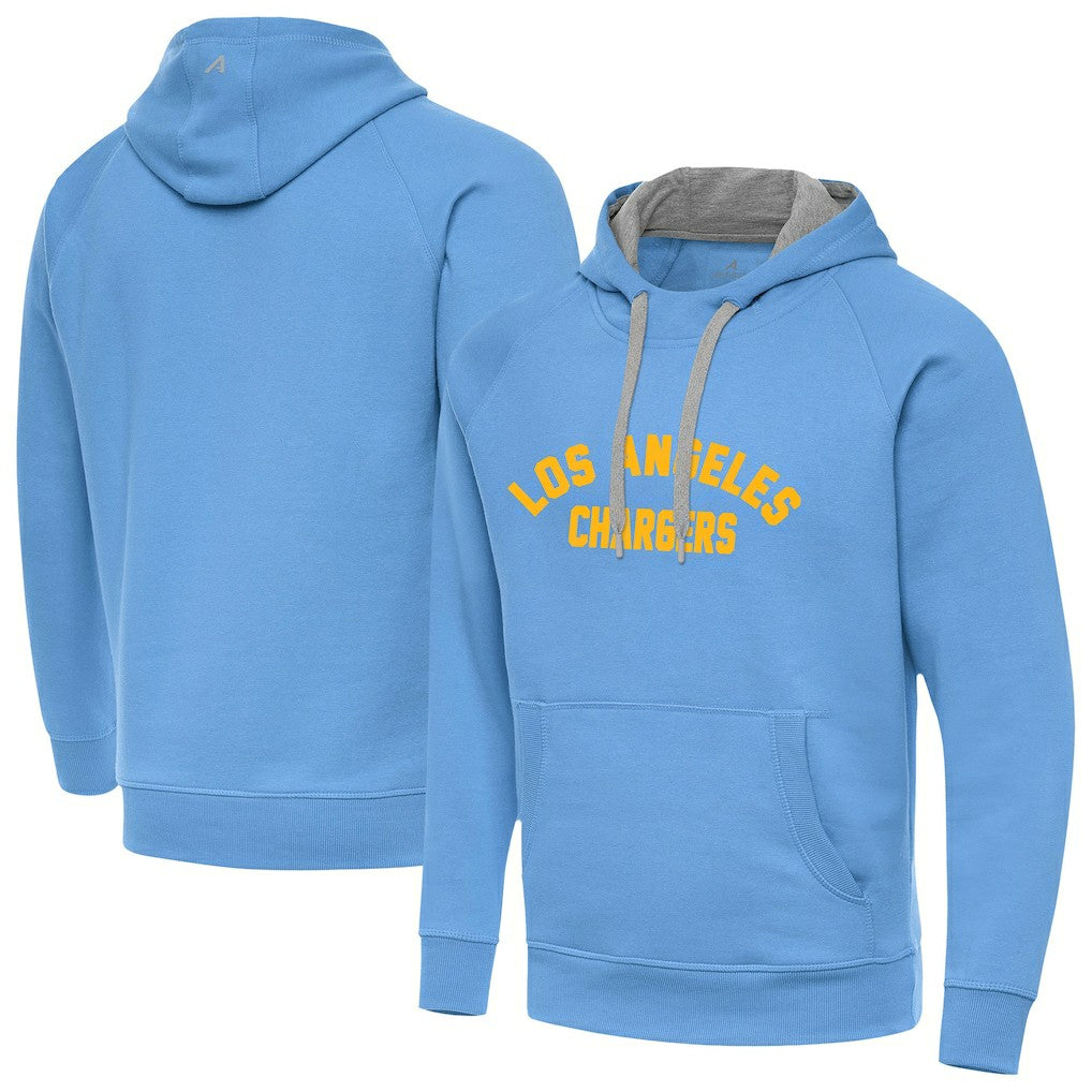 Antigua Victory Hoodie - Los Angeles Chargers Hoodies