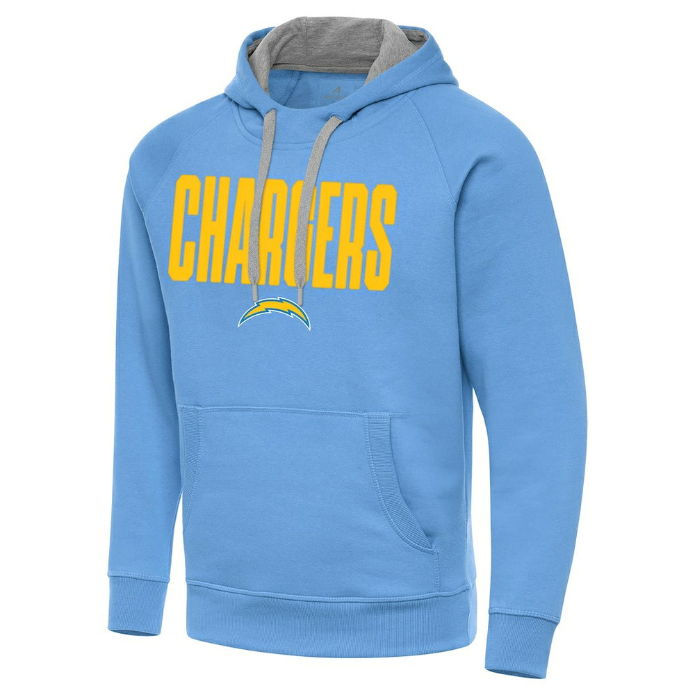 Antigua Victory Hoodie - Los Angeles Chargers Hoodies