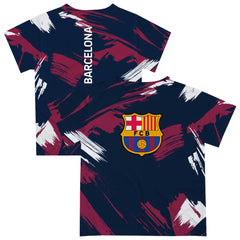 Barcelona Vive La Fete Youth Paint Brush T-Shirt