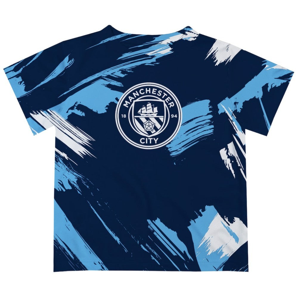 Manchester City Vive La Fete Youth Paint Brush T-Shirt