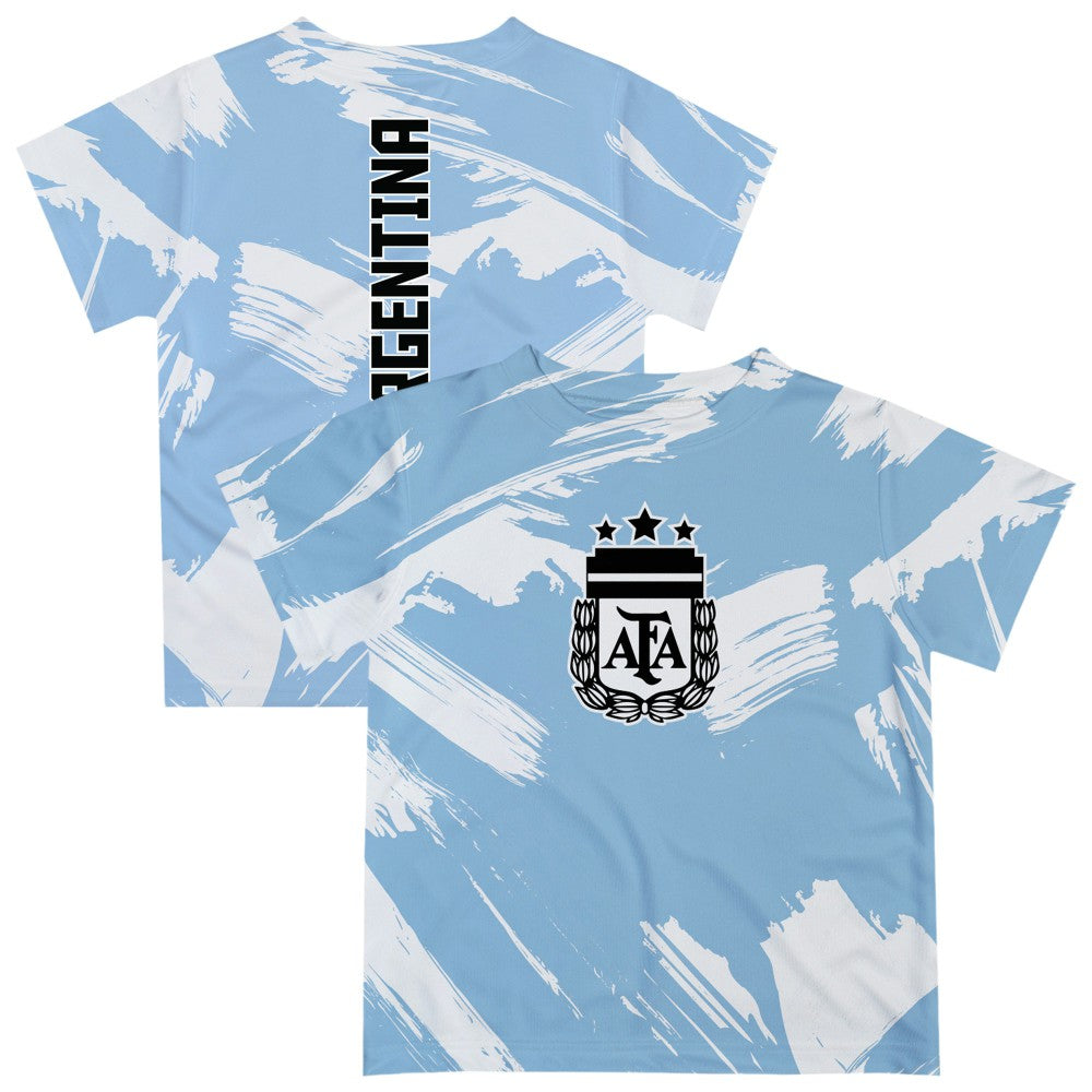 Argentina National Team Vive La Fete Youth Paint Brush T-Shirt