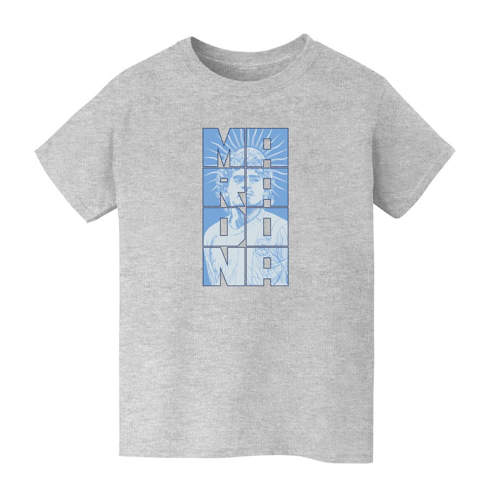 Diego Maradona Argentina National Team Vive La Fete Youth Portrait T-Shirt