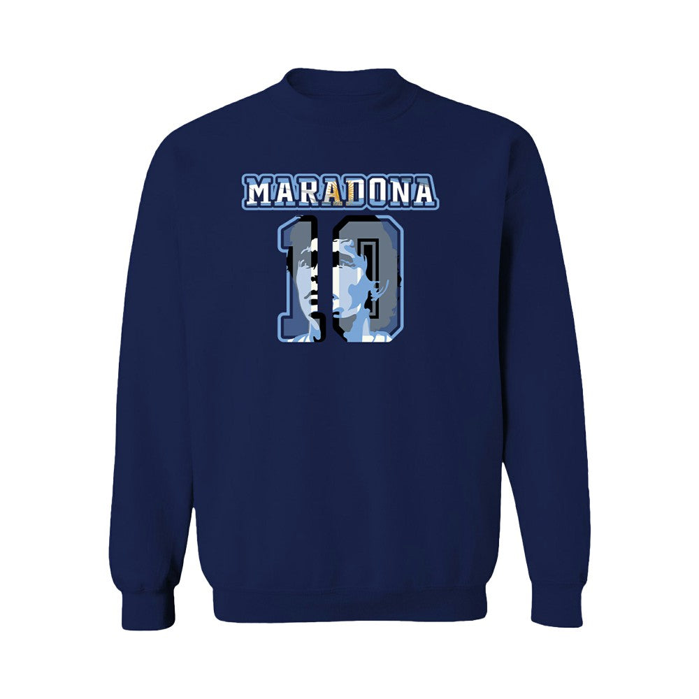 Diego Maradona Argentina National Team Vive La Fete Women's Name & Number Sweatshirt