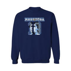 Diego Maradona Argentina National Team Vive La Fete Women's Name & Number Sweatshirt