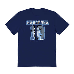 Diego Maradona Argentina National Team Vive La Fete Women's Name & Number T-Shirt