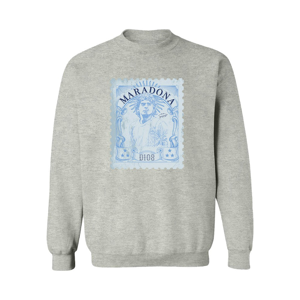Diego Maradona Argentina National Team Vive La Fete Vintage Stamp Sweatshirt