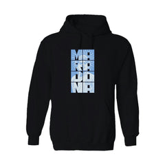 Diego Maradona Argentina National Team Vive La Fete Portrait Hoodie