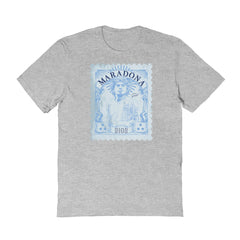 Diego Maradona Argentina National Team Vive La Fete Vintage Stamp T-Shirt