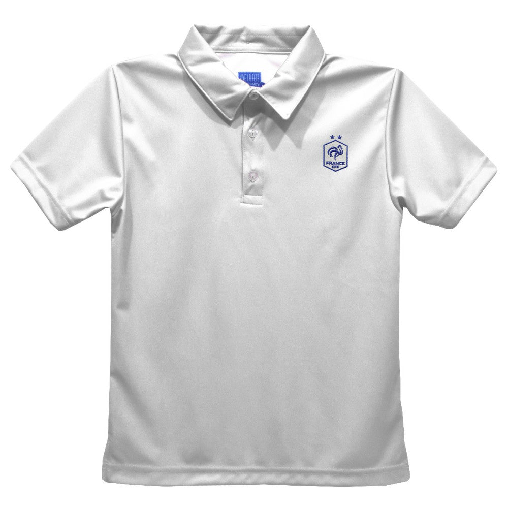 France National Team Vive La Fete Youth Solid Polo