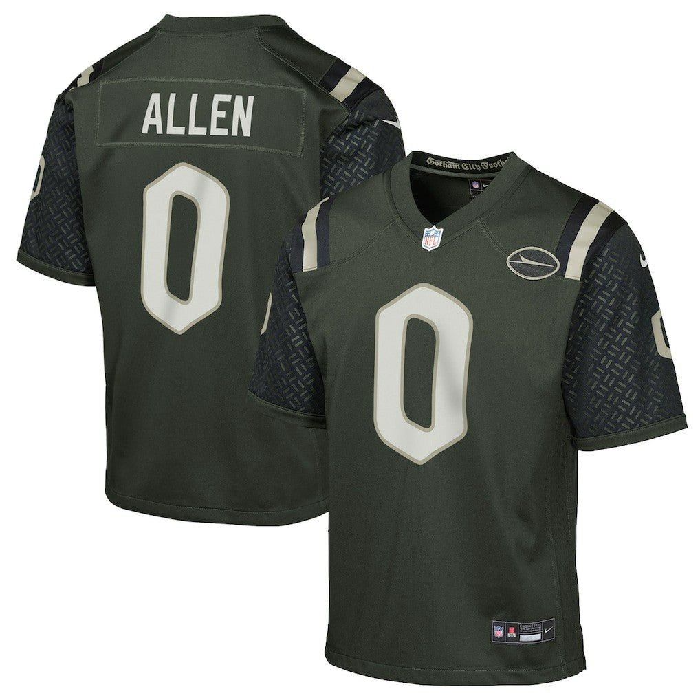 Braelon Allen  Youth 2025 Rivalries Collection Game Jersey - New York Jets Jerseys