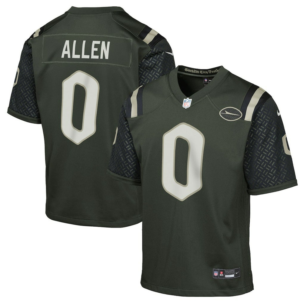 Braelon Allen  Youth 2025 Rivalries Collection Game Jersey - New York Jets Jerseys
