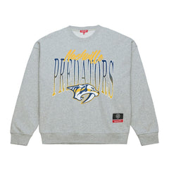 NHL Nashville Predators Mitchell & Ness Women's Hockey Night Sweatshirt