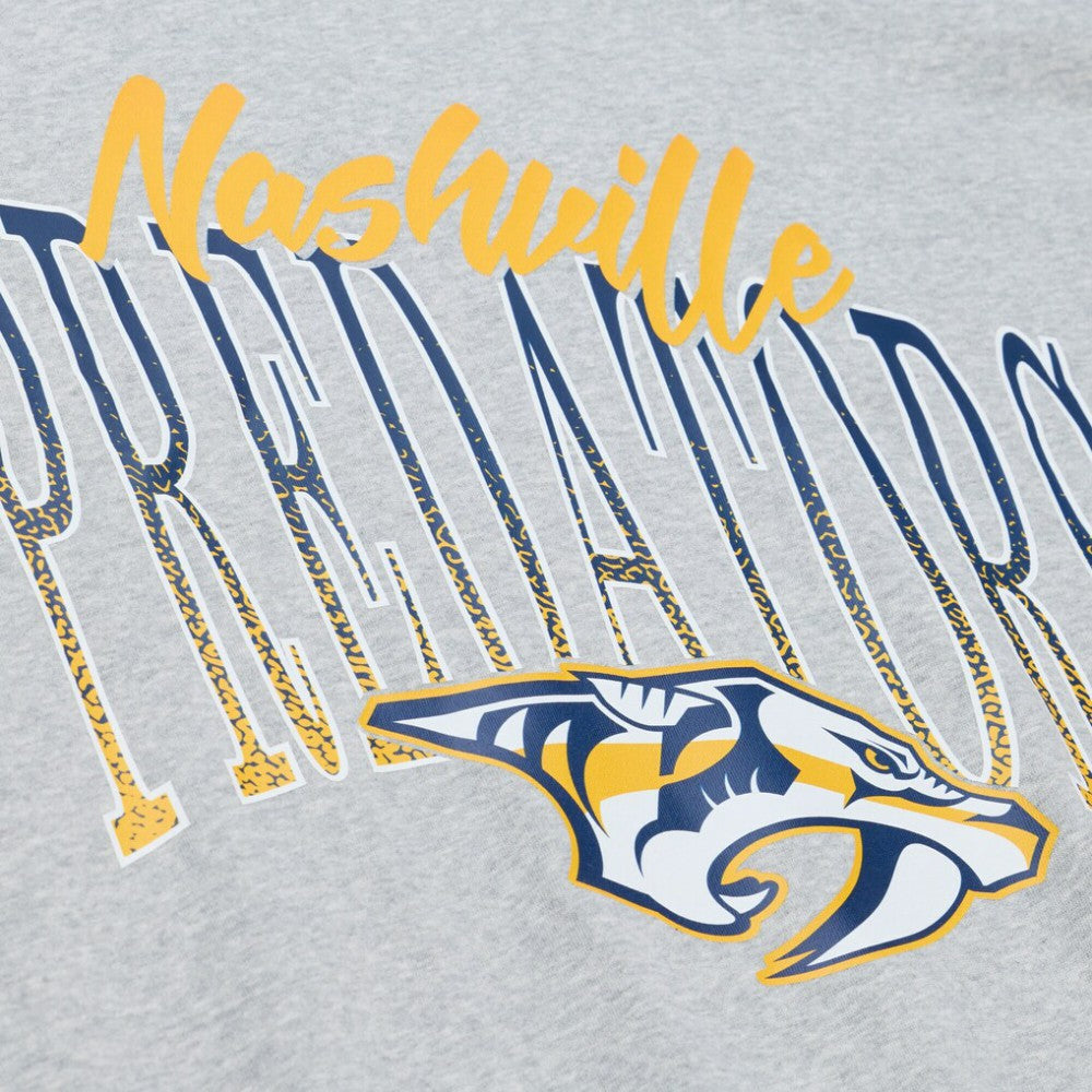 NHL Nashville Predators Mitchell & Ness Women's Hockey Night Sweatshirt