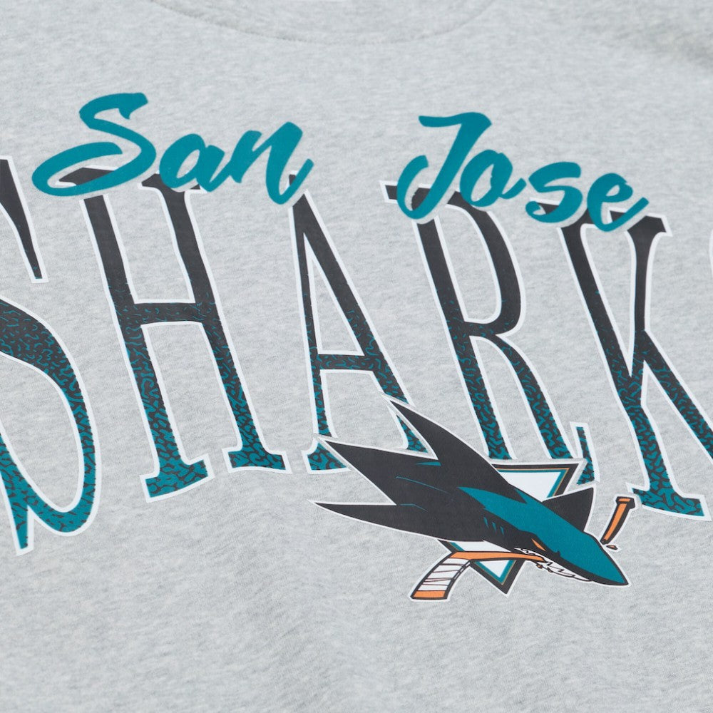 NHL San Jose Sharks Mitchell & Ness Women's Hockey Night Sweatshirt
