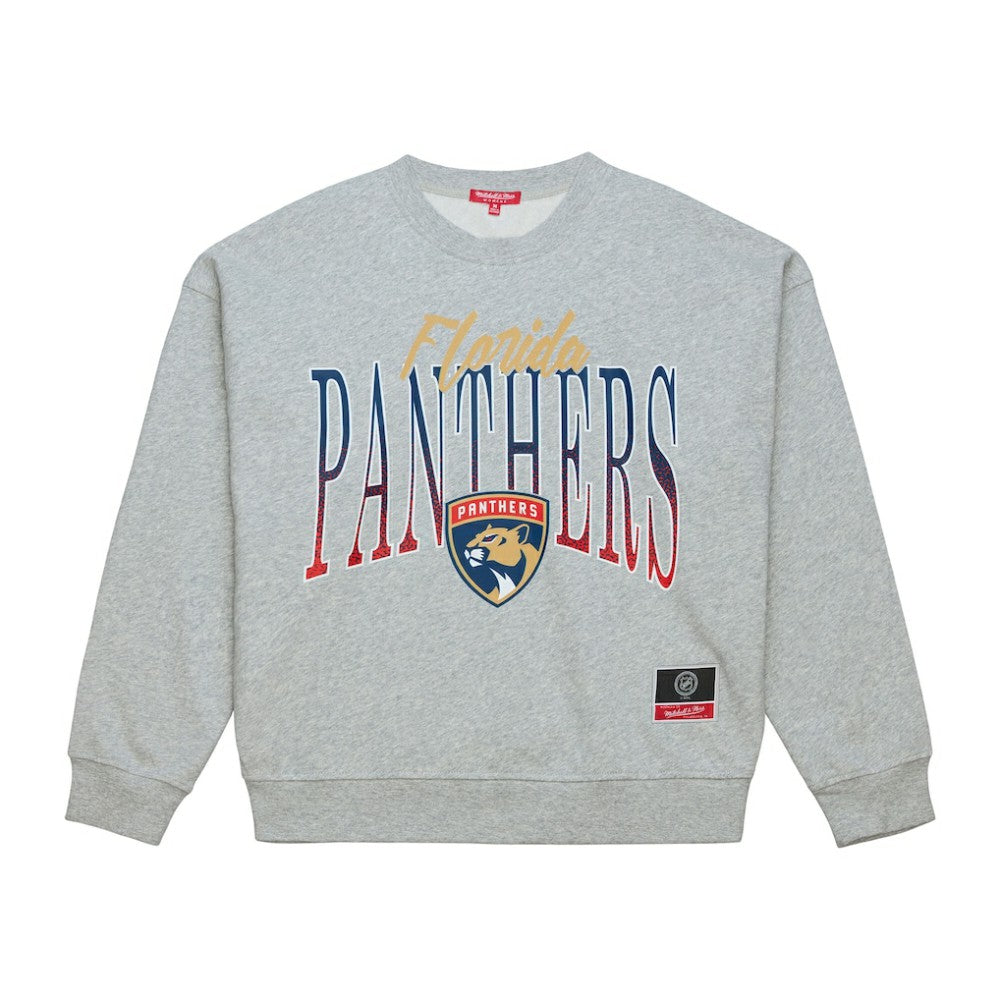 NHL Florida Panthers Mitchell & Ness Women's Hockey Night Sweatshirt