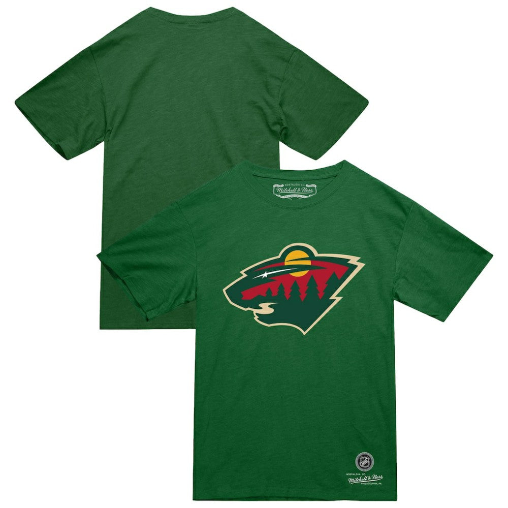 NHL Minnesota Wild Mitchell & Ness Heritage T-Shirt