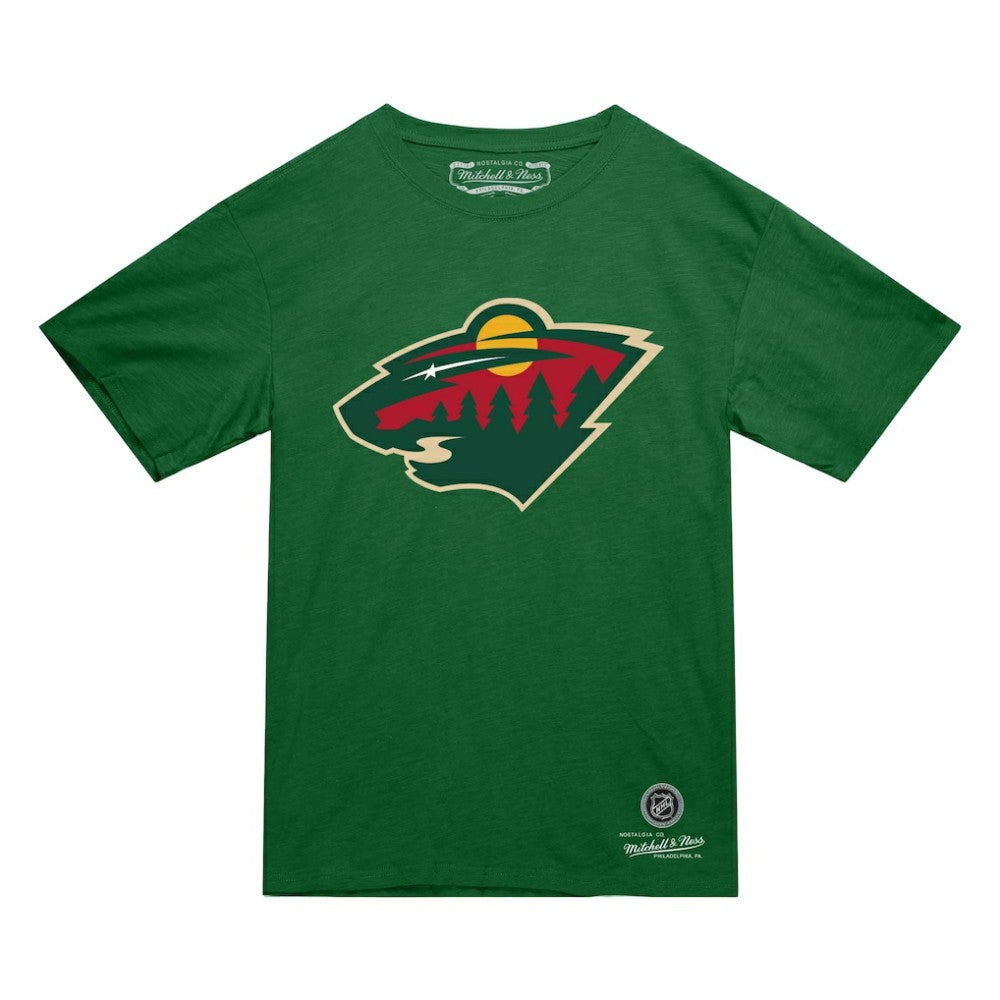 NHL Minnesota Wild Mitchell & Ness Heritage T-Shirt
