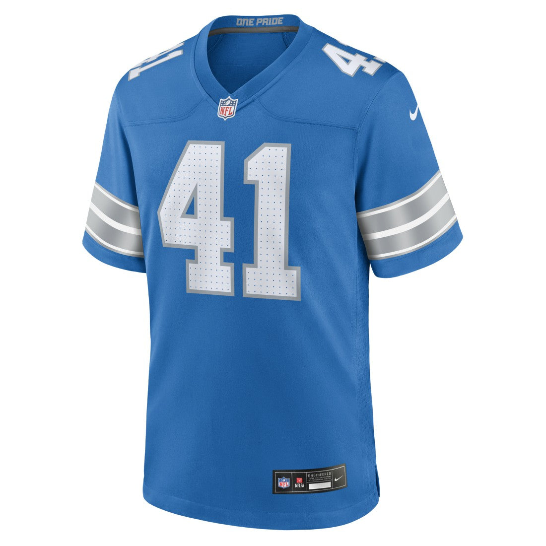 Gunnar Oakes  Team Game Jersey - Detroit Lions Jerseys