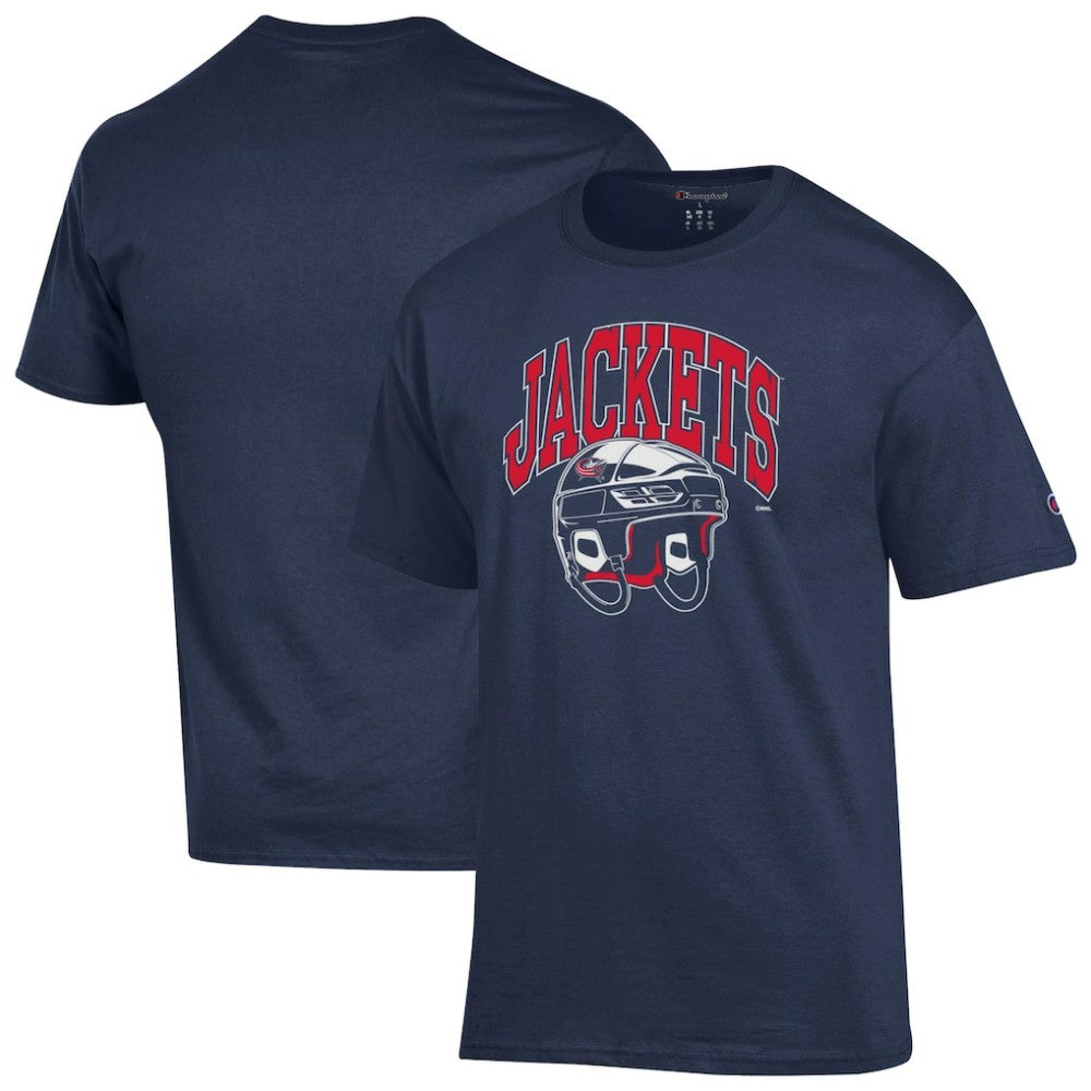 NHL Columbus Blue Jackets Champion Helmet T-Shirt