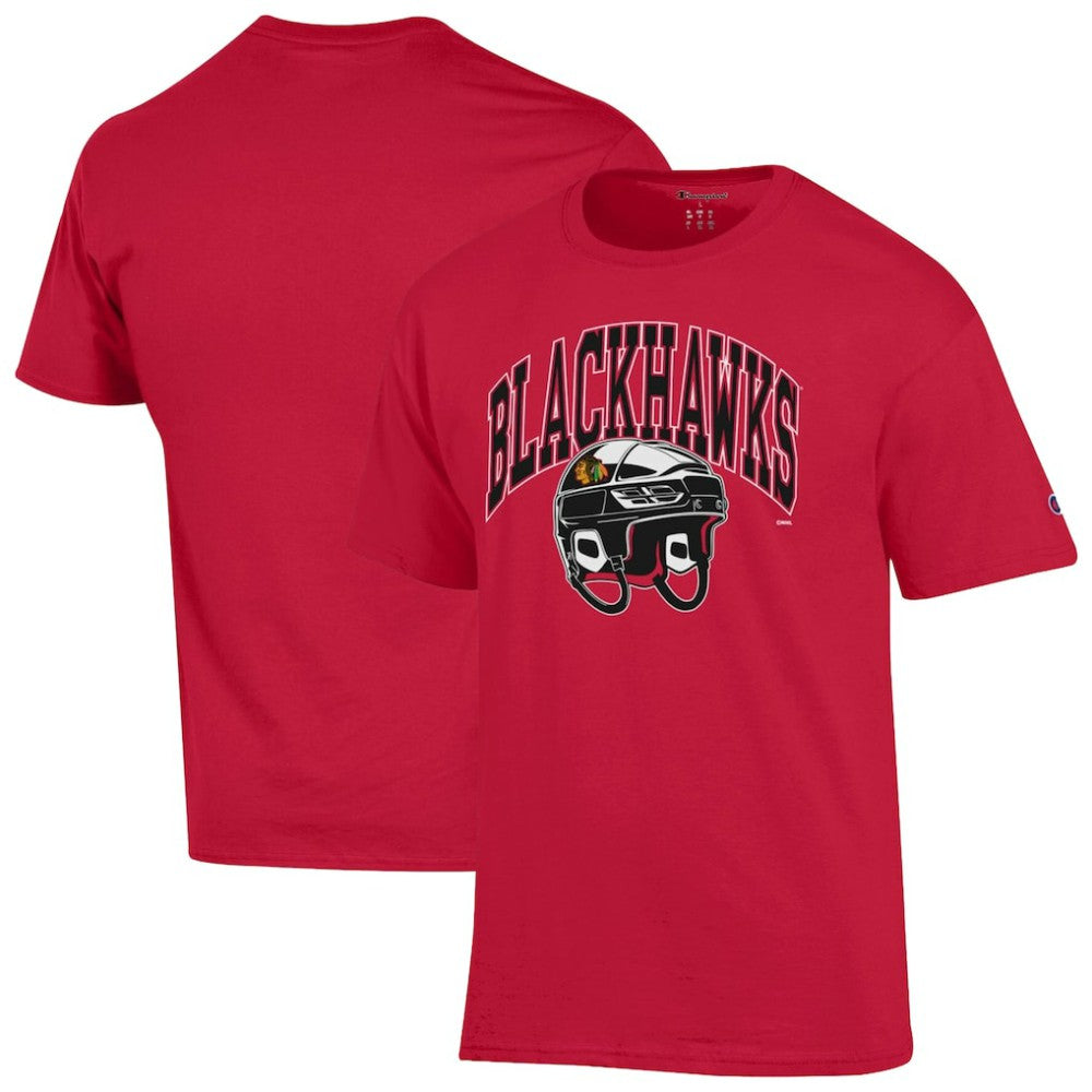 NHL Chicago Blackhawks Champion Helmet T-Shirt