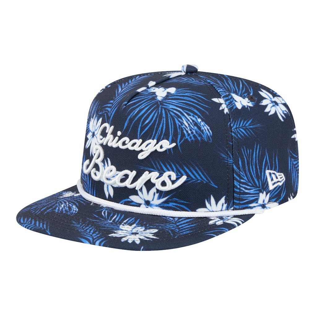 Palm Print A-Frame 9FIFTY Snapback Hat - Chicago Bears Hats