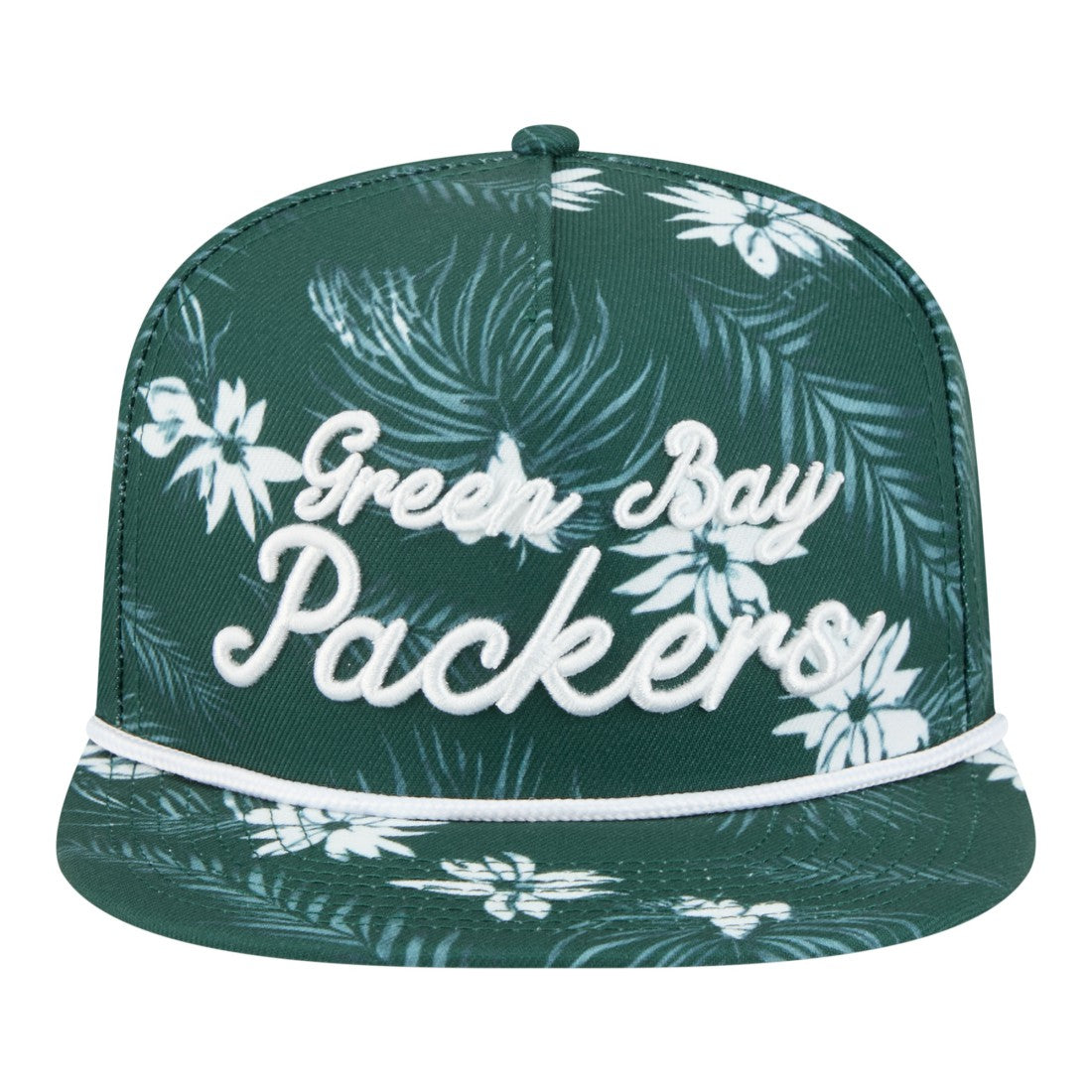 Palm Print A-Frame 9FIFTY Snapback Hat - Green Bay Packers Hats